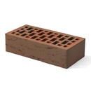 Кирпич лицевой одинарный пустотелый М-150 кладка риф Braer