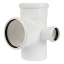 Крестовина канализационная двухплоскостная правая 110х110х50мм 87° малошумная RTP Elite_2