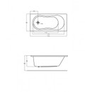 Ванна акриловая Cersanit Nike 150x70см_2