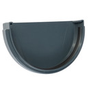 Заглушка желоба Docke Standard серая 120 мм