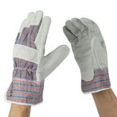 Перчатки краги спилковые короткие_2