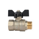 Кран шаровый LD Pride НР-ВР 1/2" бабочка с биркой_2