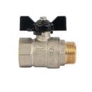 Кран шаровый LD Pride НР-ВР 3/4" бабочка с биркой