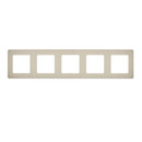 Рамка 5-местная Legrand Inspiria, слоновая кость