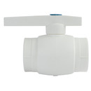 Кран шаровый полипропиленовый 50мм с ручкой полнопроходной RTP_2