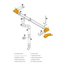 Угол желоба наружный OSNO 125/90° RAL 7024 графит
