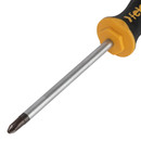 Отвертка крестовая PZ2x100 мм CrMoV трехкомпонентная Felo