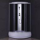 Душевая кабина Comforty высокий поддон 90х90см стекло тонированное 4мм_2