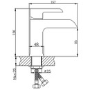 Смеситель для раковины Haiba HB10805-8 белый/хром