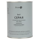 Грунт-эмаль по ржавчине 3 в 1 Elcon серая матовая 0,8 кг