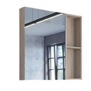 Зеркало шкаф Comforty Порто 75 дуб дымчатый_2