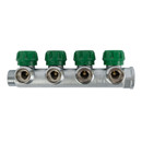 Коллектор регулирующий Stout 3/4", 4 отвода 3/4" евроконус