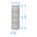 Угол наружный Docke Дюфур 125х125х424мм зельден_2