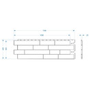Панель фасадная Docke Stein антрацит 1098х400 мм