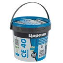 Затирка цементная Церезит СЕ 40 aquastatic белая 1 кг