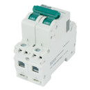 Выключатель автоматический двухполюсной C 63А 4.5кА DEKraft_2