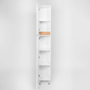 Шкаф пенал напольный Viant Мальта 30 белый глянцевый_2