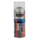 Лак аэрозольный термостойкий (до+250°С) KUDO (9006) 0,52л