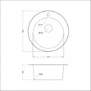 Мойка для кухни из нержавеющей стали Emar Steel 490