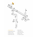 Заглушка желоба GS lite D125 ПЭД-01-9003, 0,6