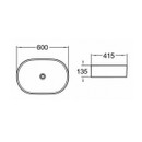 Раковина накладная Comforty 78326