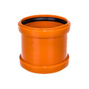 Муфта канализационная с перегородкой наружная 110мм RTP_2
