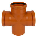 Крестовина канализационная наружная 110х110х110мм 87° RTP_2