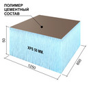 Панель теплоизоляционная 50мм Ruspanel RPG Optima 1250х600 0,75м²