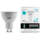 Лампа светодиодная рефлекторная Gauss 11Вт GU10 нейтральный белый свет 4100K