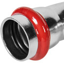 Пресс угольник соединительный из нержавеющей стали двухраструбный 90° 22x22 мм Rommer_2