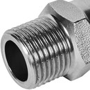 Пресс муфта переходная из нержавеющей стали НР 22х1/2" Rommer