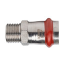 Пресс муфта переходная из нержавеющей стали НР 22х1/2" Rommer_2