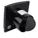 Вентилятор вытяжной D100 25дБ, 90м³/ч, с обратным клапаном SILENT 4C DiCiTi черный -матовый