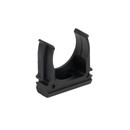 Крепеж-клипса для трубы 25 мм черная 10 шт/уп