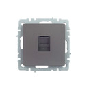 Механизм розетки компьютерная RJ45 5E Brite сталь IP20 IEK