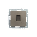 Механизм розетки компьютерная RJ45 5E Brite шампань IP20 IEK