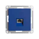 Механизм розетки компьютерной RJ45 5E AtlasDesign аквамарин IP20 Systeme Electric