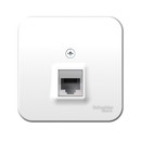 Розетка компьютерная RJ45 5E Blanca белая IP20 Systeme Electric