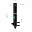 Свая винтовая 76/170х2500 мм БЗВС