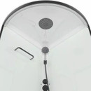 Душевая кабина Domani-spa Simple низкий поддон 90х90см стекло прозрачное 4мм_2