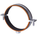 Хомут трубный 1" 32-35 с дюбелем, шпилькой-шурупом и гайкой М8_2