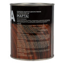 Декоративно-защитное средство для дерева с маслом и воском Марта палисандр полуглянцевое 0,75л_2