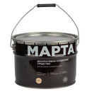 Декоративно-защитное средство для дерева Марта бесцветное полуматовое 9л_2