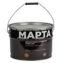 Декоративно-защитное средство для дерева Марта орех полуматовое 9л_2