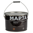 Декоративно-защитное средство для дерева Марта тик полуматовое 9л_2