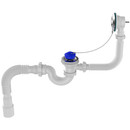 Сифон для ванны 1 1/2"х40 Aquant с выходом 40/50 и переливом_2