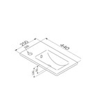 Раковина мебельная встроенная AM.PM M85AWCC0452WG64 X-Joy 45 см белый глянец