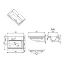 Раковина мебельная встроенная AM.PM M90WCC0752WG 75 см белый