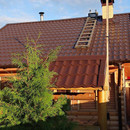 Металлочерепица Ламонтерра Монтеррей 0,99х1,19 м Norman MP-8017-0,5 мм коричневый шоколад_2