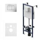 Инсталляция для подвесного унитаза AM.PM ProC с клавишей ProC S хром матовый